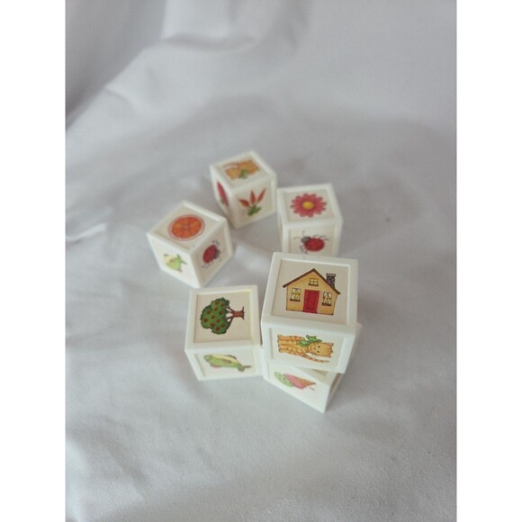 Bitty Baby Doll Blocks Toy Vintage 1990s Pleasant Company - Picture 3 of 5